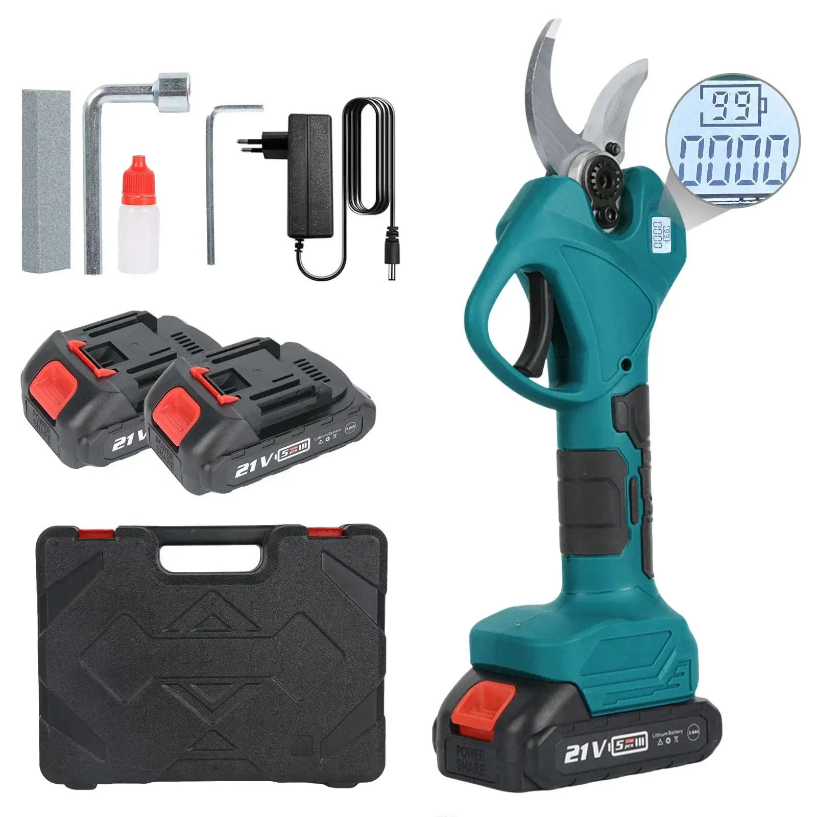Cordless Electric Pruning Shears 30mm–40mm Brushless Cutter - Image 23