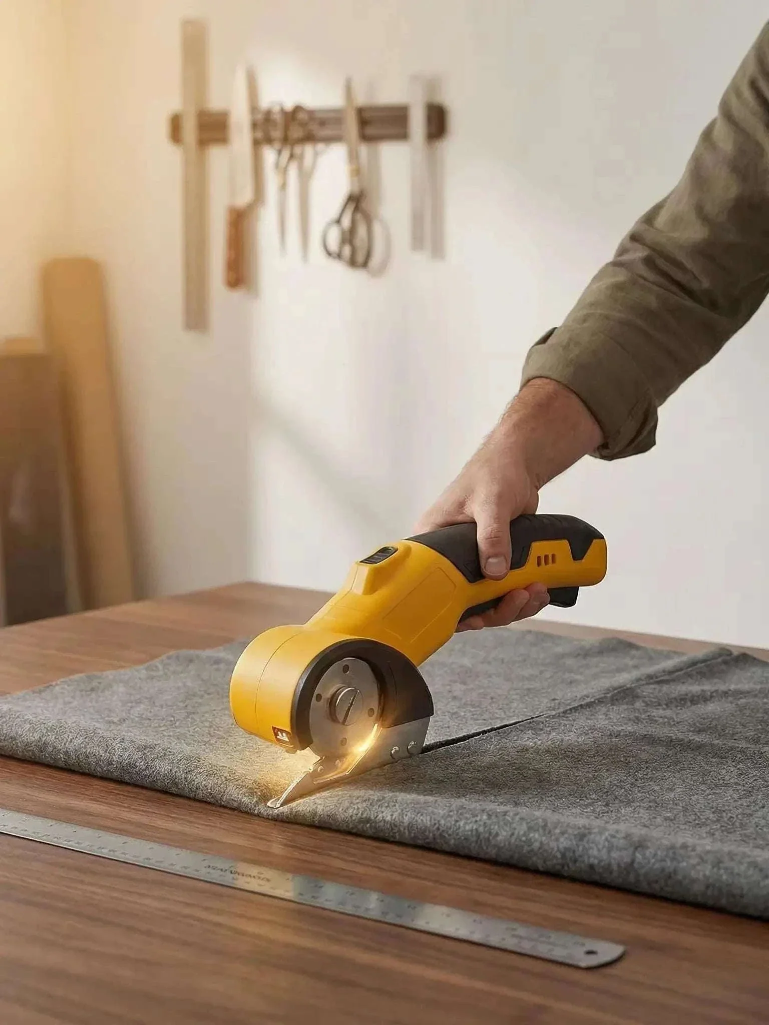 Cordless Electric Scissors for Fabric, Cardboard & DIY Cutting - Image 10