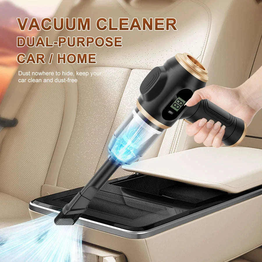 Cordless Handheld Vacuum Cleaner with HEPA Filter for Car & Home - Image 2