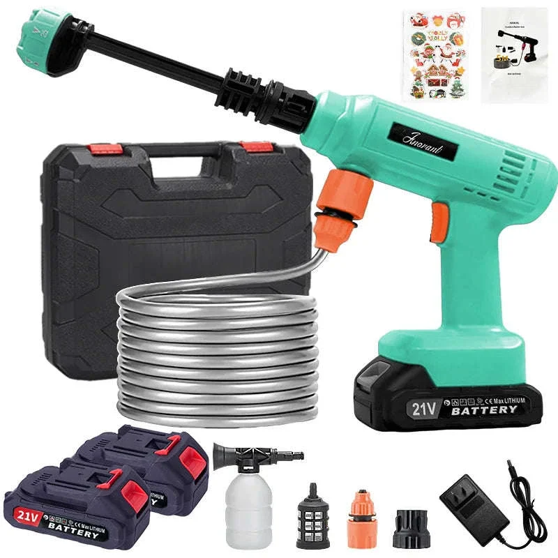 Cordless Portable Pressure Washer Gun with Battery and Hose - Image 13