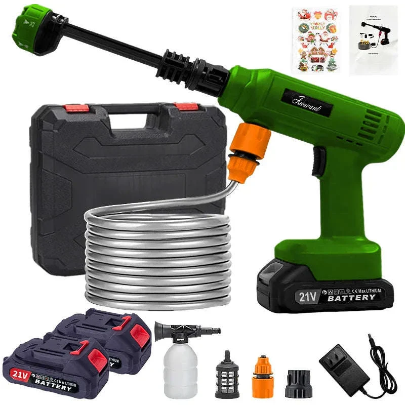 Cordless Portable Pressure Washer Gun with Battery and Hose - Image 16