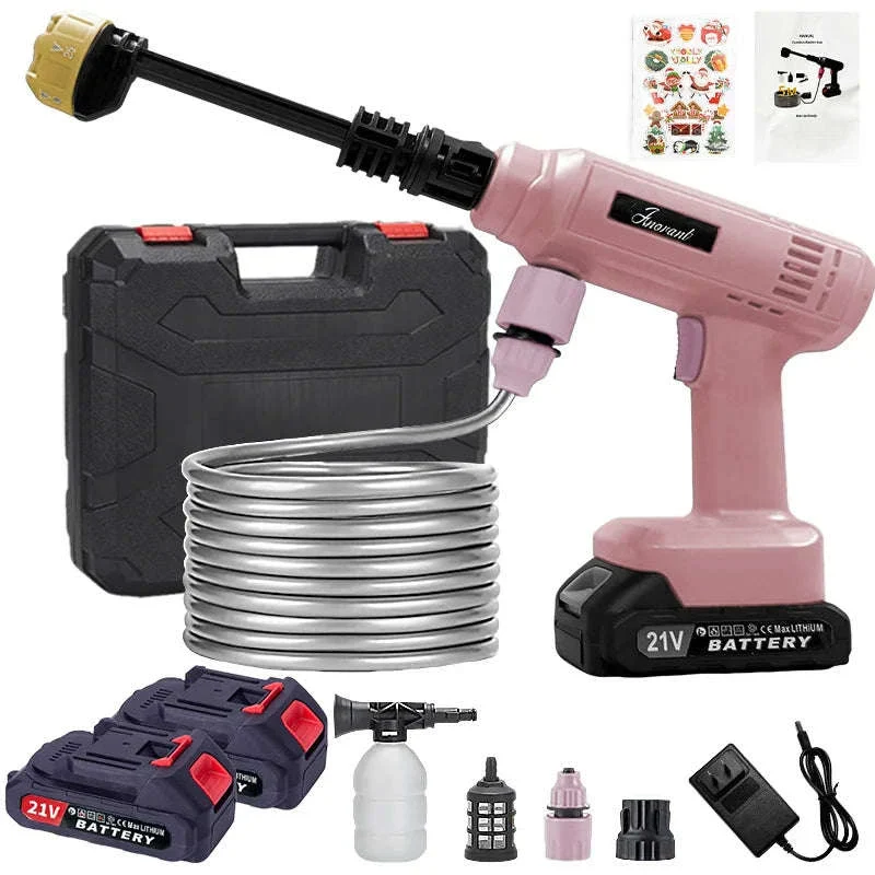 Cordless Portable Pressure Washer Gun with Battery and Hose - Image 17