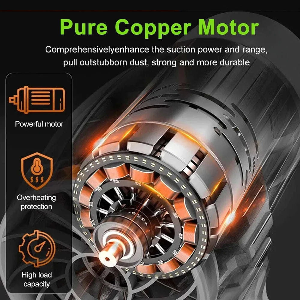 Cordless Turbo Air Blower 21V High-Speed Cleaner for Dust and Leaves - Image 4