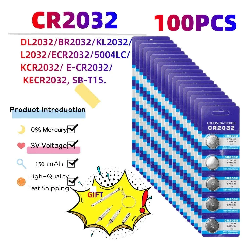 CR2032 3V Button Cell Battery Pack for Remotes, Watches & Electronics - Image 13