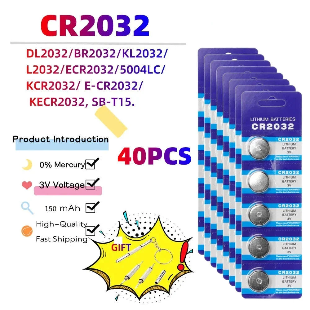 CR2032 3V Button Cell Battery Pack for Remotes, Watches & Electronics - Image 15