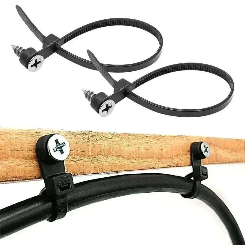 Nylon Cable Ties with Screw Mount for Secure Cable Control - Image 5