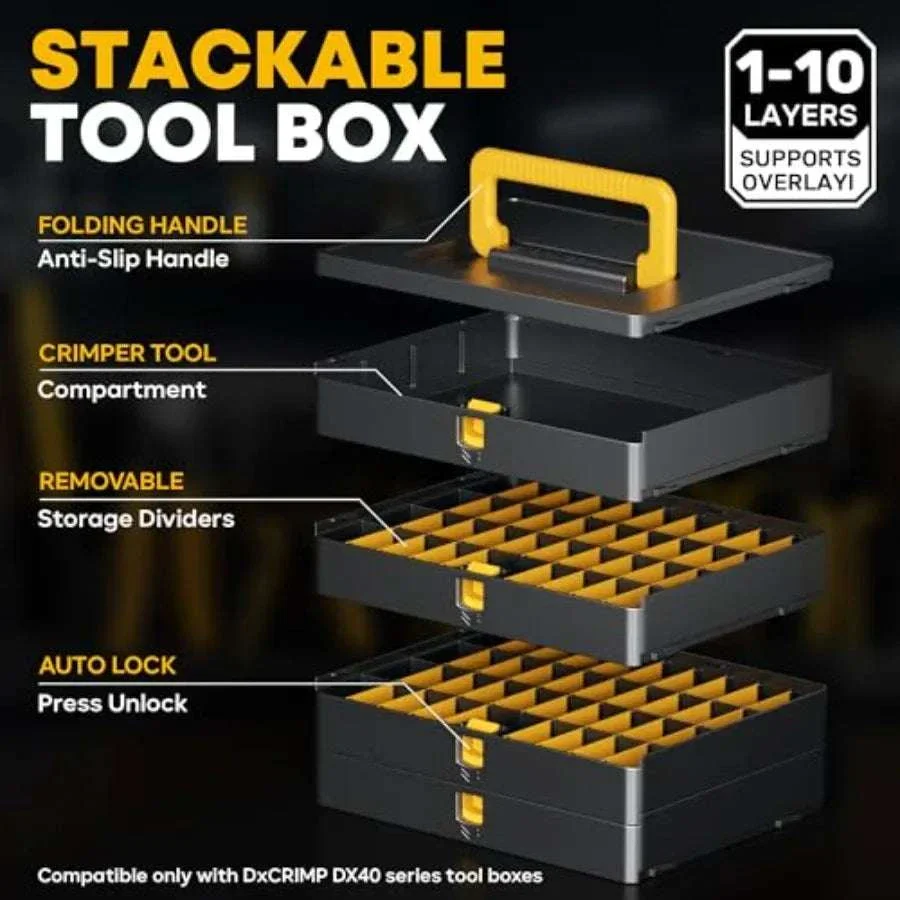 Crimping Tool Kit with 36-Type Open Spade Terminals Set - Image 11