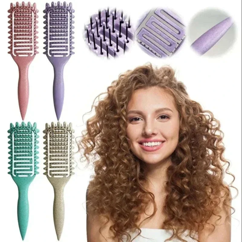 Curl Define Styling Brush for Smooth Curl Shaping