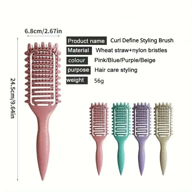 Curl Define Styling Brush for Smooth Curl Shaping - Image 4