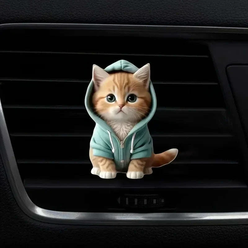 Cute Cat Car Aromatherapy Vent Clip - Image 11