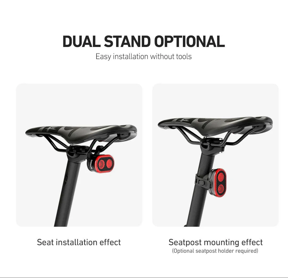 CY300T Bicycle Smart Brake Sensing Lights for Safer Rides - Image 11