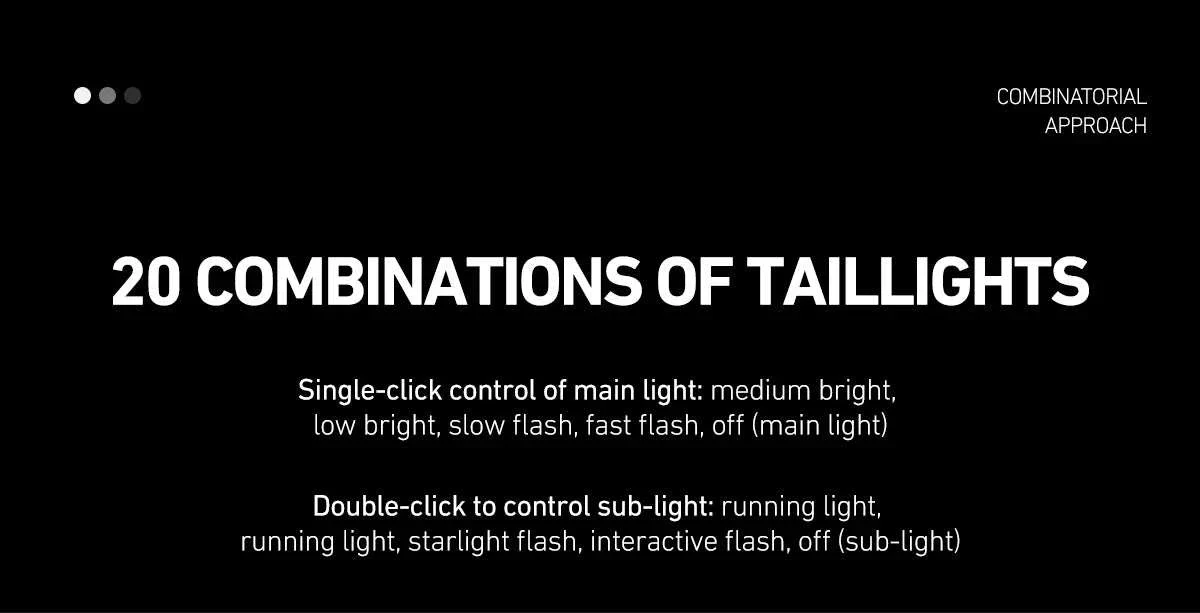 CY300T Bicycle Smart Brake Sensing Lights for Safer Rides - Image 12