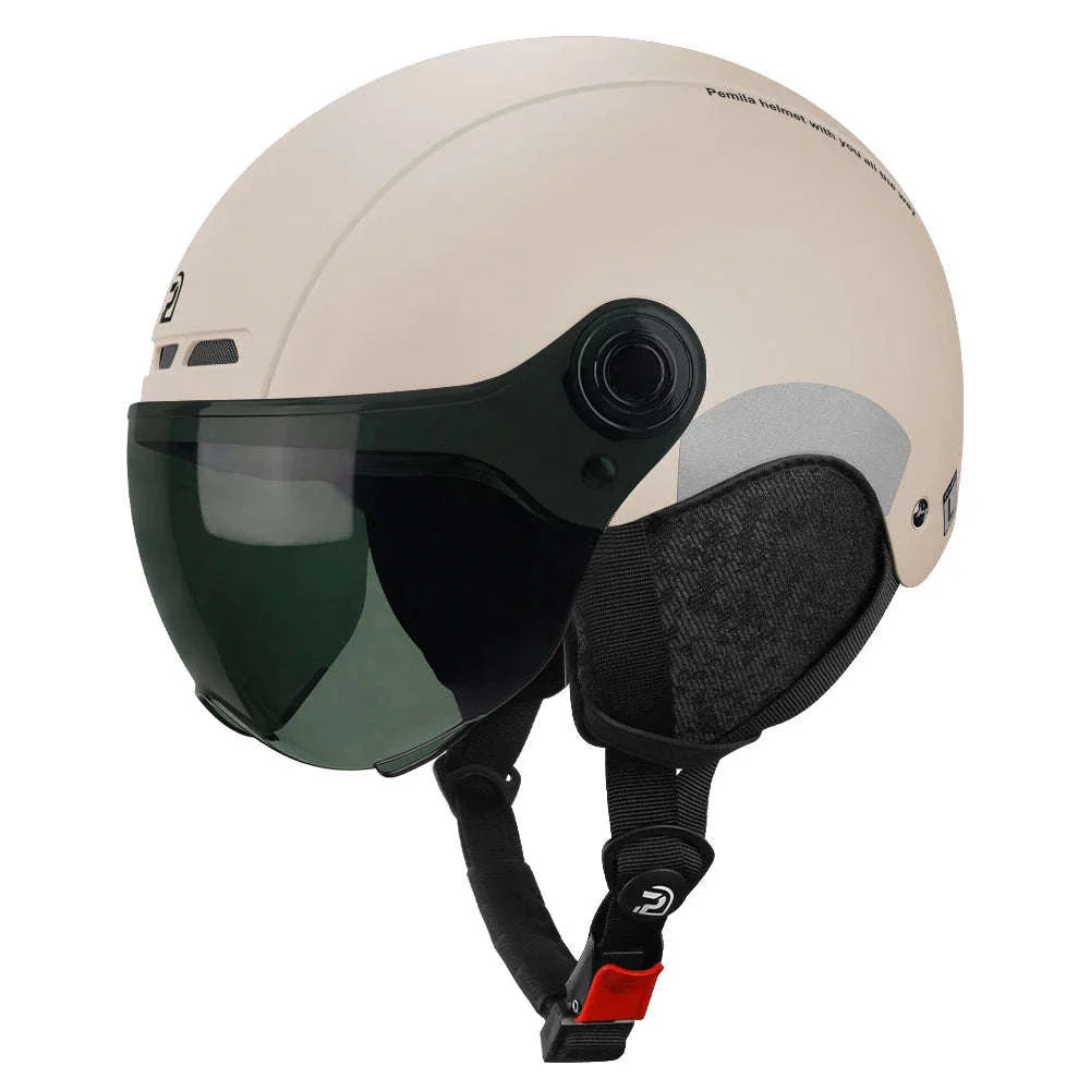 Cycling Helmet with Goggles and Ear Protection - Image 10