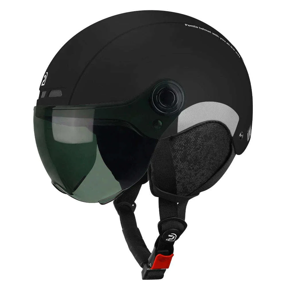 Cycling Helmet with Goggles and Ear Protection - Image 24