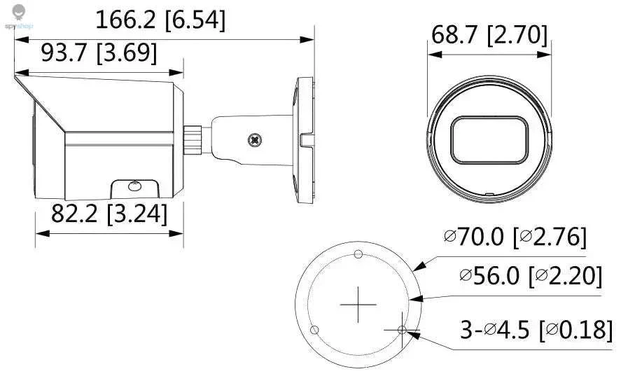 Dahua IPC-HFW2441S-S 4MP PoE Outdoor Bullet Security Camera - Image 3