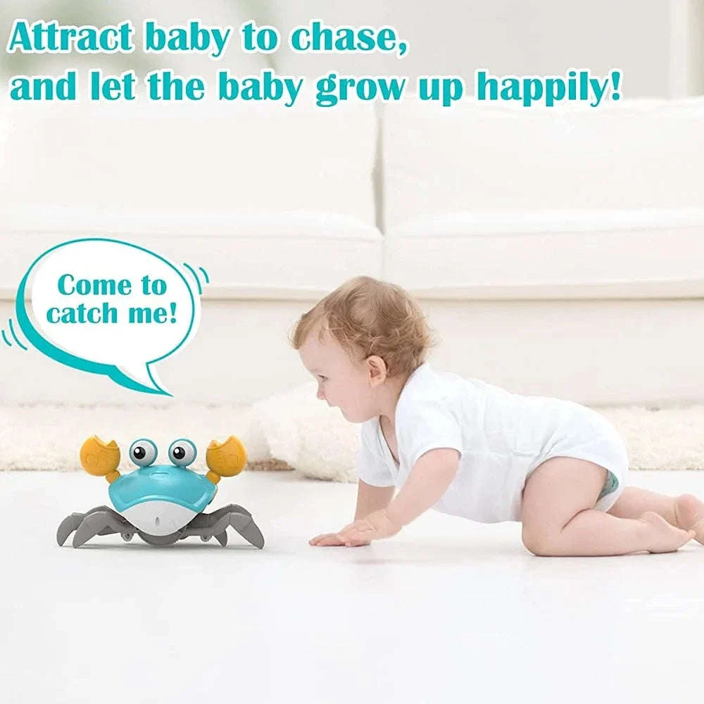 Dancing Crab Run Away Toy for Babies with Lights and Music - Image 8