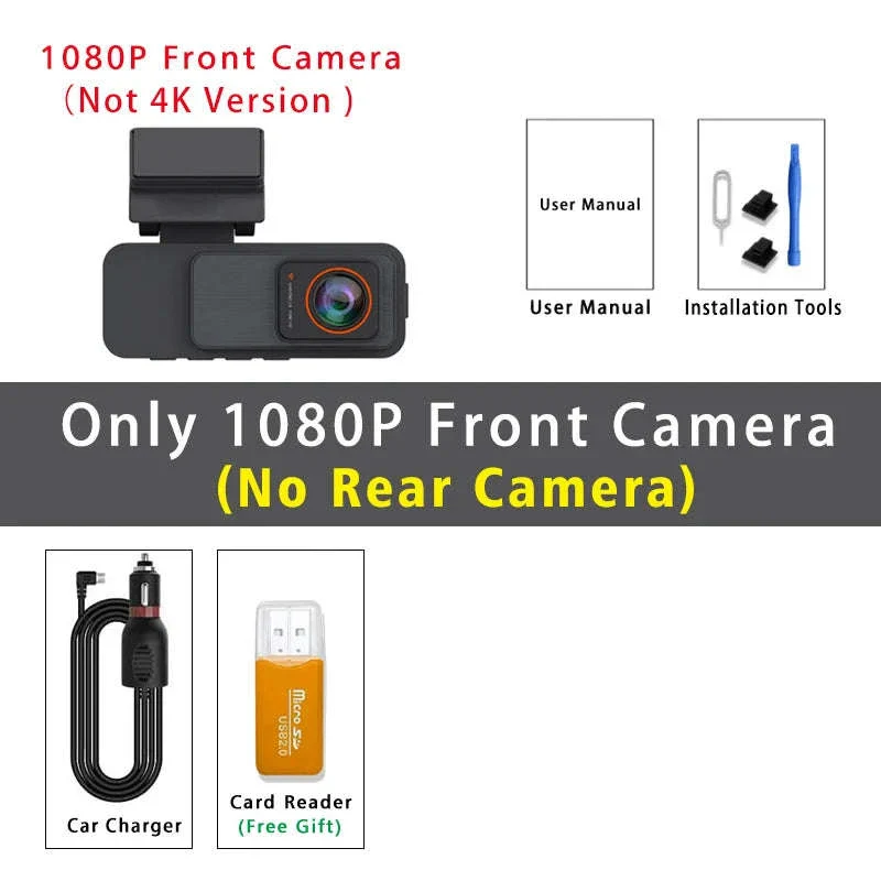 Dual Lens 4K UHD Dash Cam with Front and Rear Recording - Image 23
