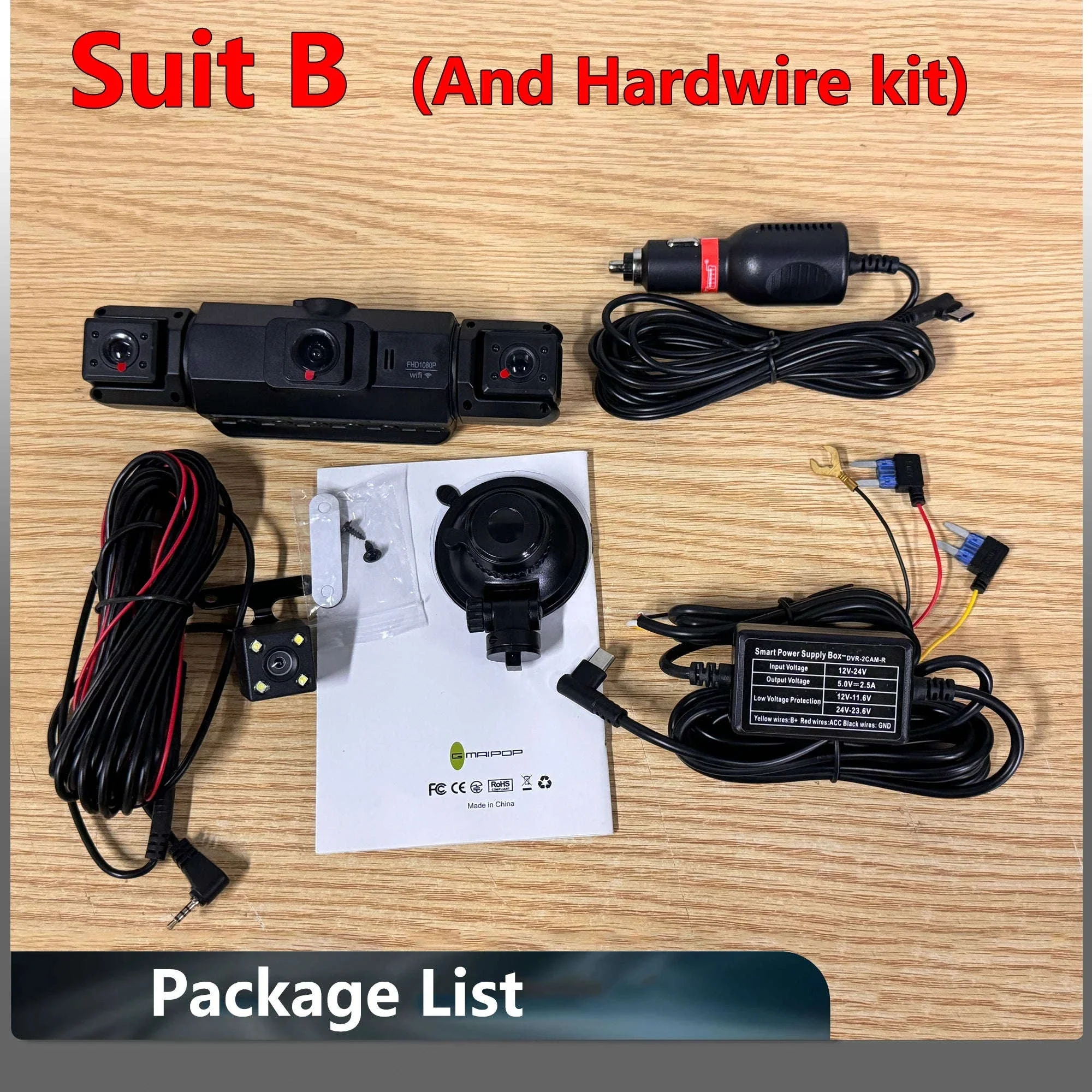 4-Channel Car Dash Cam with WiFi, 1080P Recording & Night Vision - Image 27
