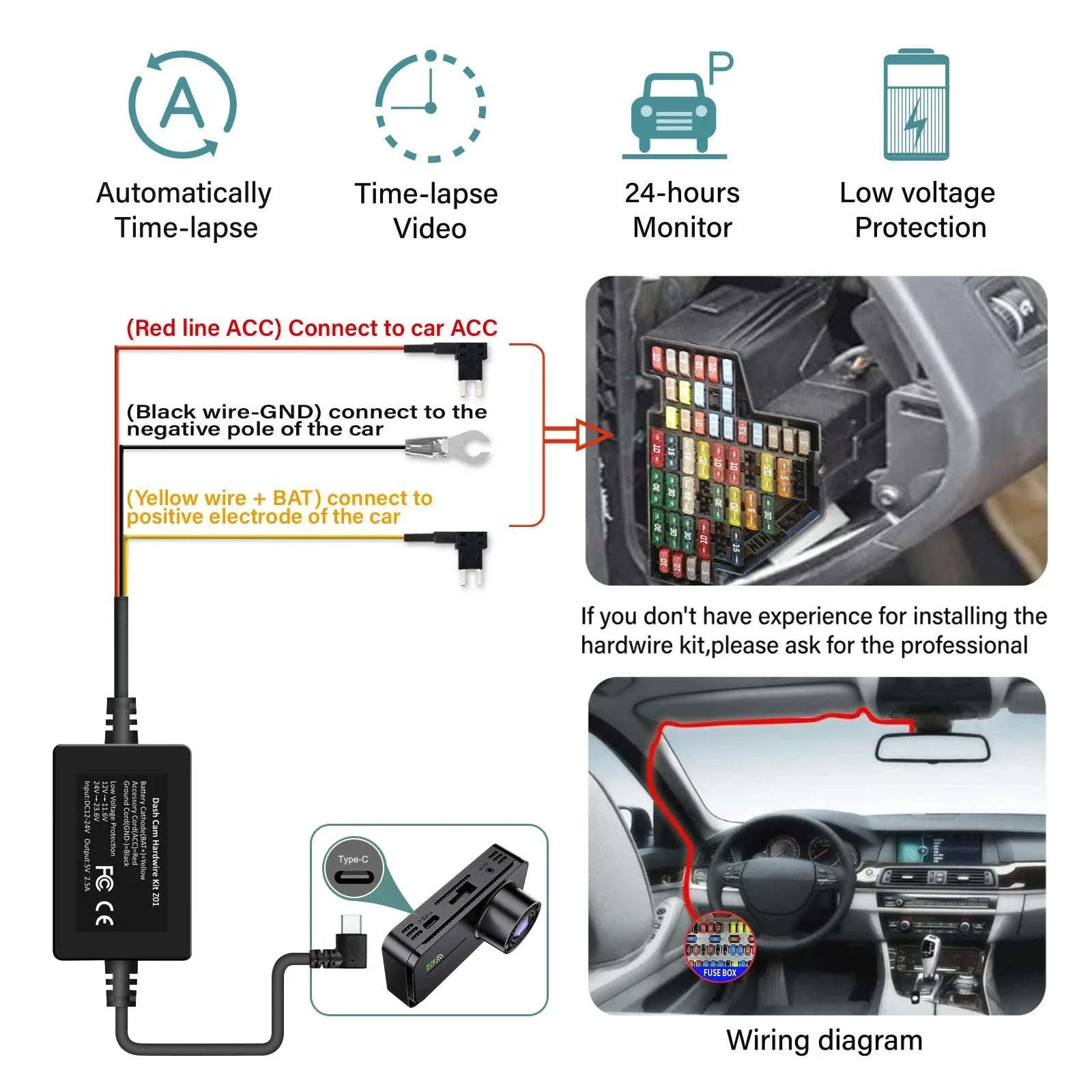 4-Channel Car Dash Cam with WiFi, 1080P Recording & Night Vision - Image 31