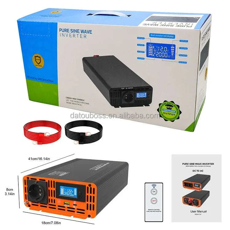 1000W Pure Sine Wave Power Inverter 12V/24V/48V to 120V/220V - Image 12