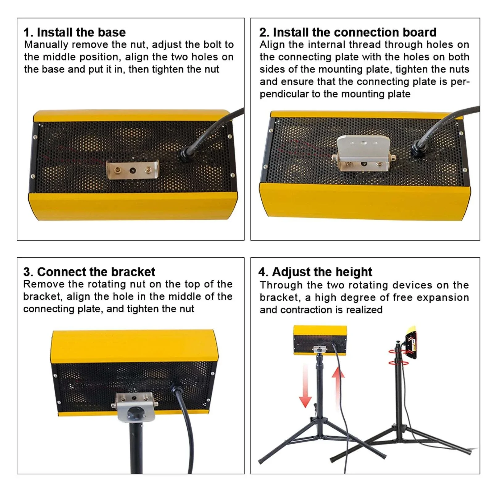 2000W Infrared Paint Curing Lamp with Adjustable Bracket - Image 15