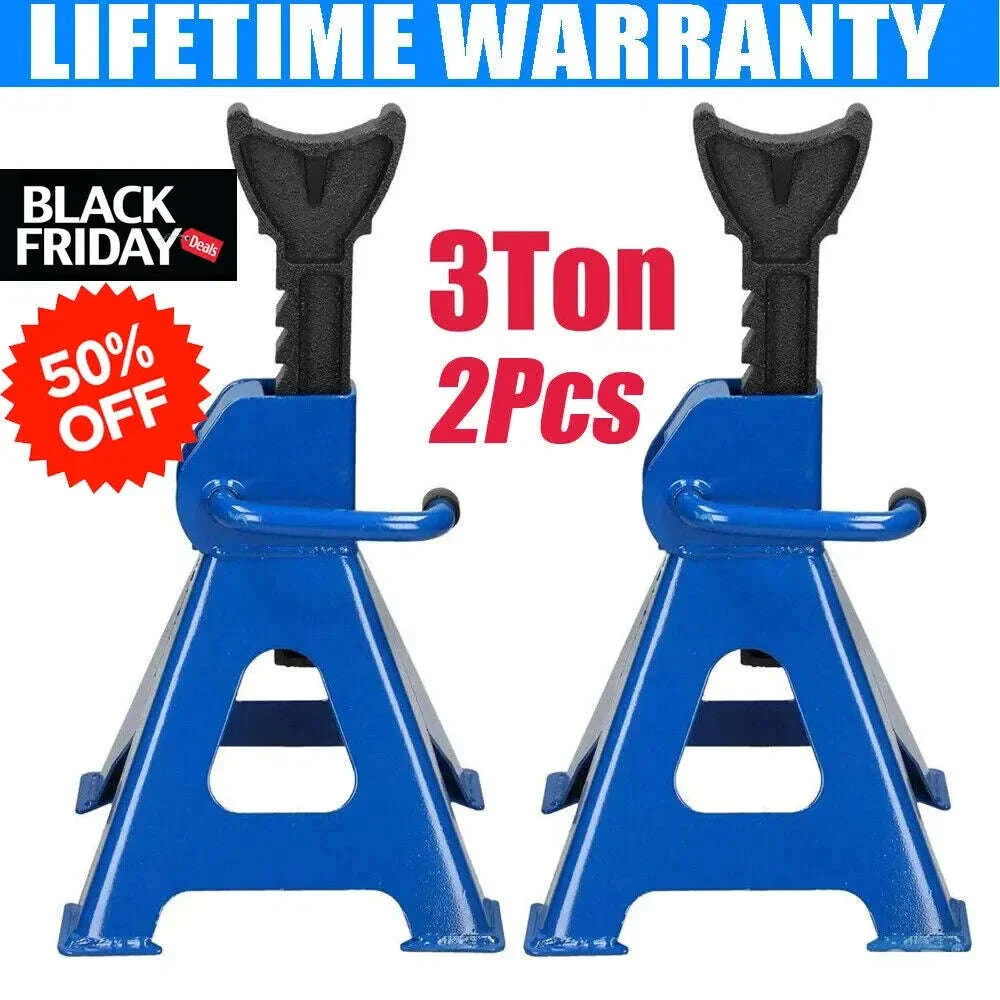 Heavy Duty 3 Ton Axle Stands for Cars and Vans