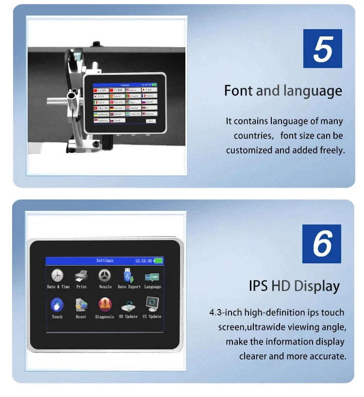 Industrial Inkjet Printer 600dpi QR Barcode Date Coding Machine - Image 13