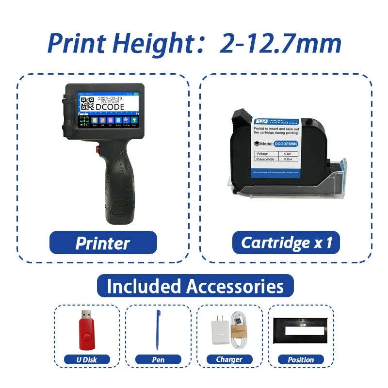 Handheld Inkjet Printer for QR Codes, Barcodes, Dates & Logos - Image 20