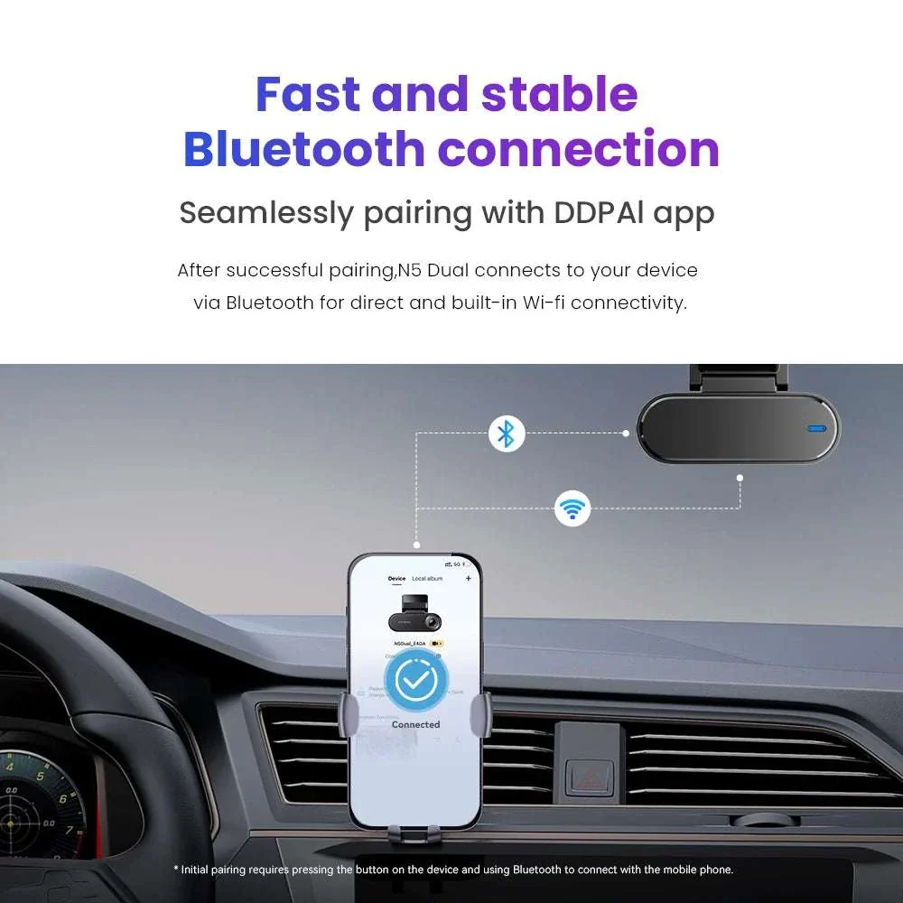 4K Dual Dash Cam Front & Rear with GPS, Night Vision & ADAS - Image 6