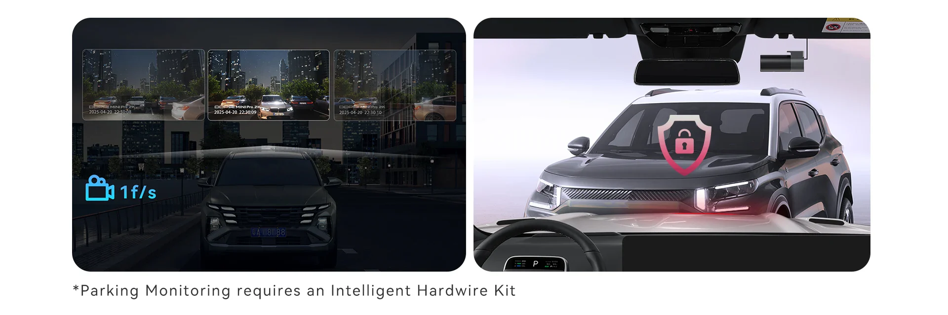 2K 1440P Dash Camera WiFi DVR 121° FOV Night Vision Voice Control Parking Monitor - Image 15