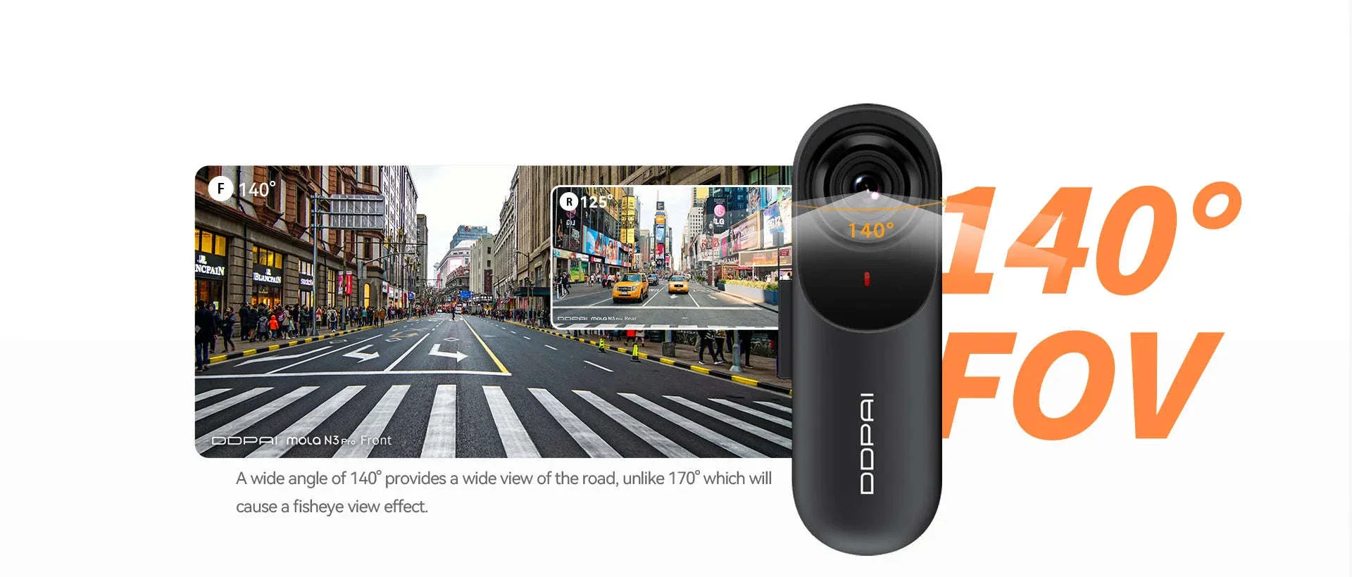 DDPAI Mola N3 Pro 2.5K Dash Camera with GPS and WiFi - Image 14