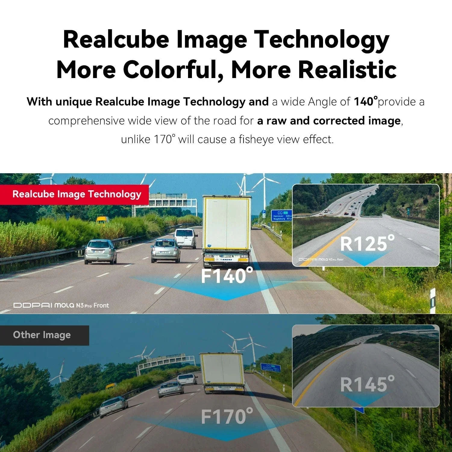 DDPAI Mola N3 Pro 2.5K Dash Camera with GPS and WiFi - Image 4