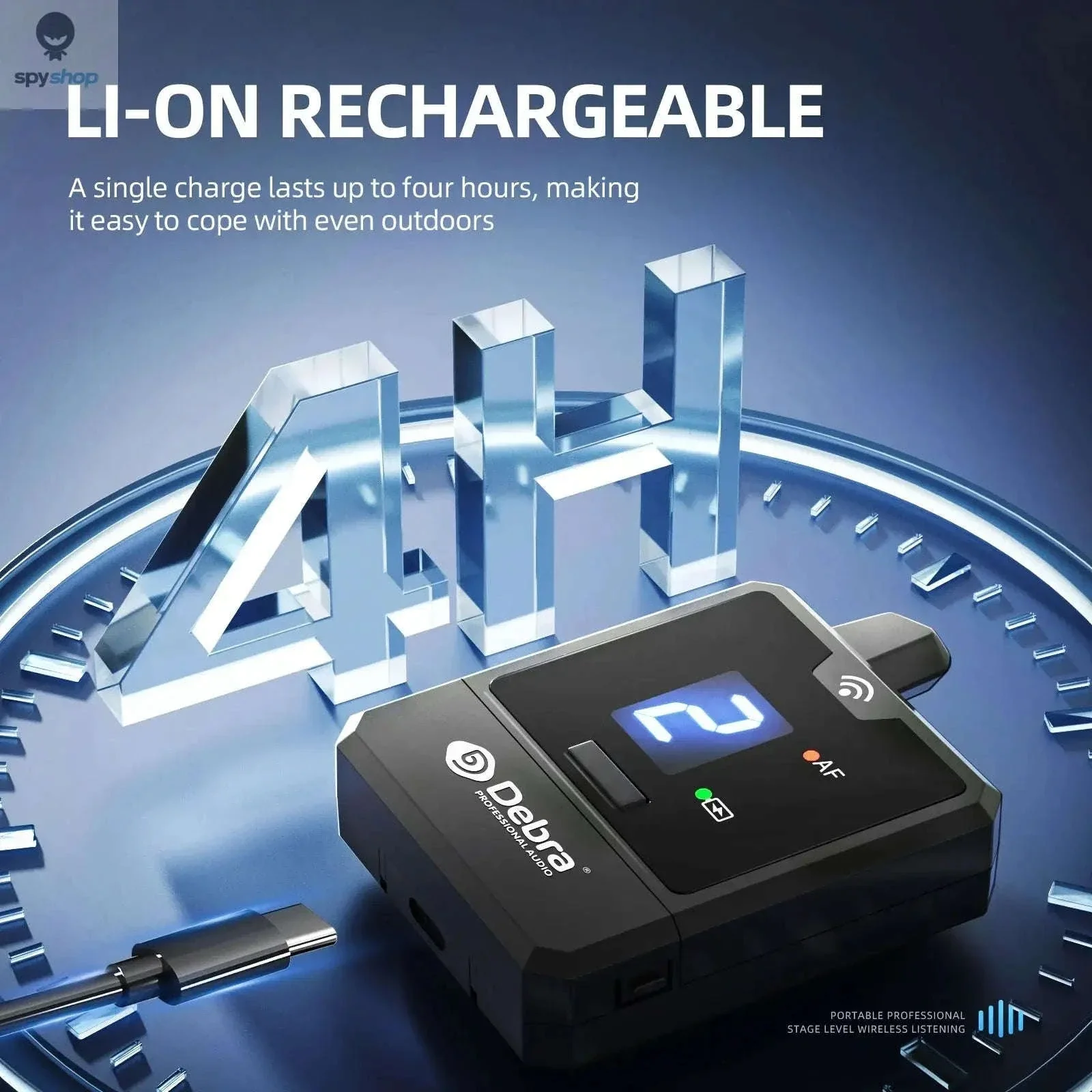 UHF IEM Wireless Monitor System for Clear Onstage Monitoring - Image 4