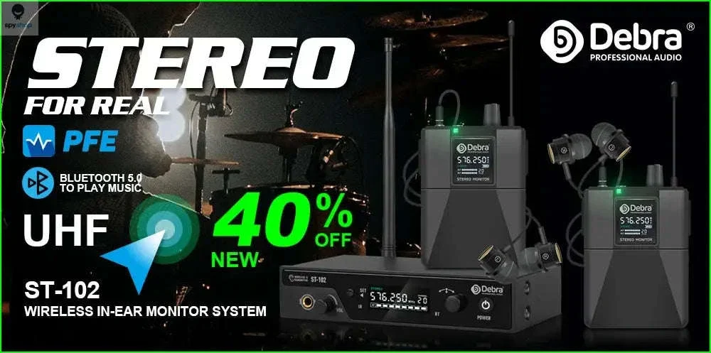 UHF IEM Wireless Monitor System for Clear Onstage Monitoring - Image 7