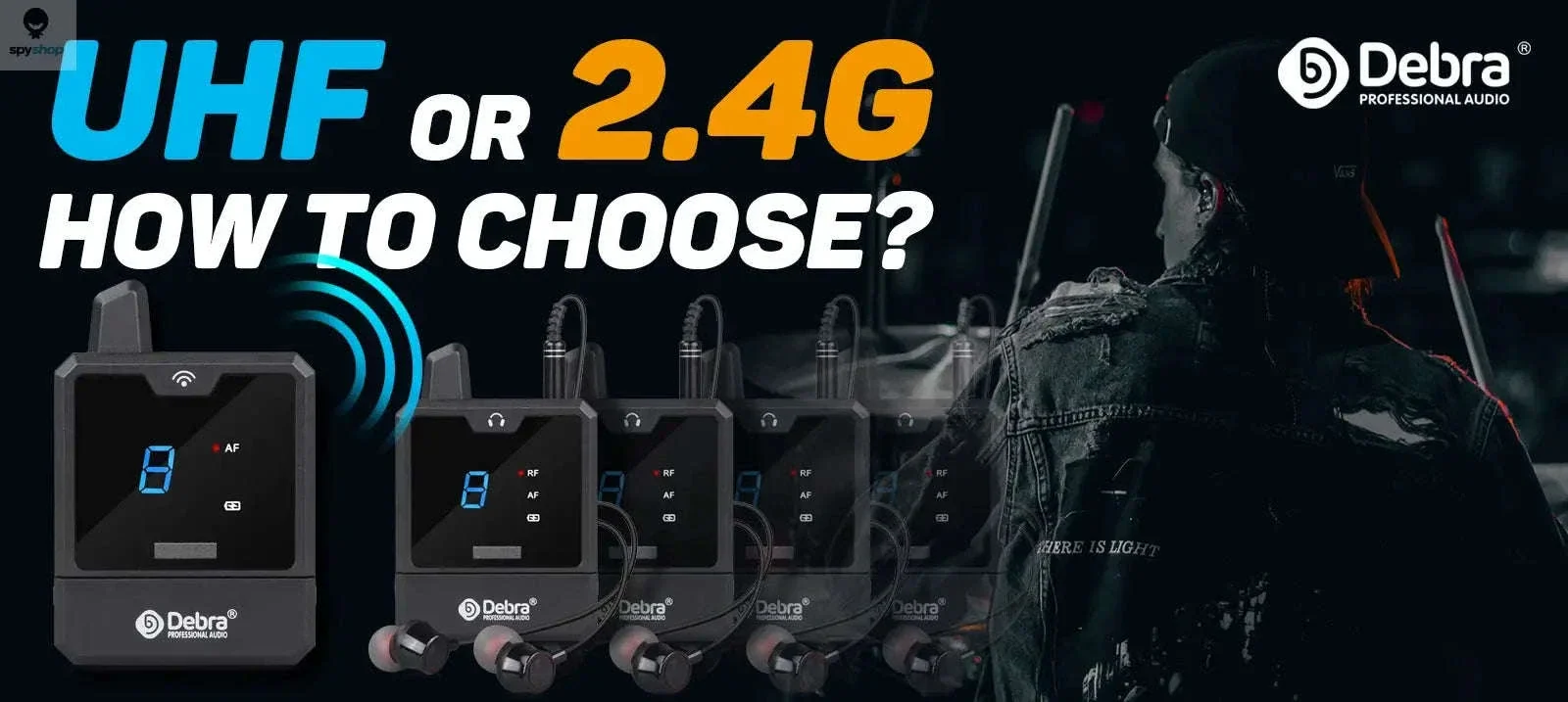 UHF IEM Wireless Monitor System for Clear Onstage Monitoring - Image 8