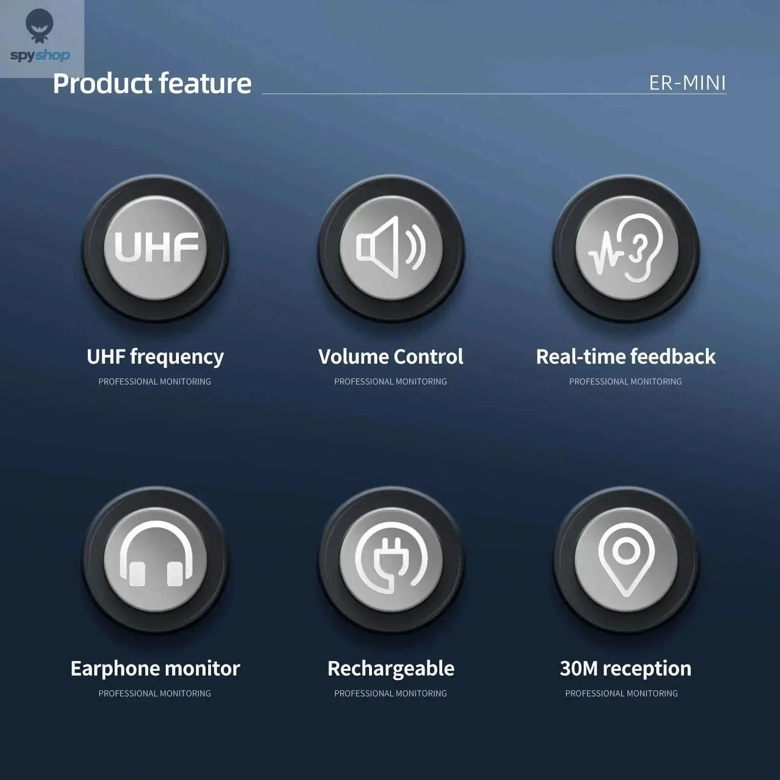 UHF IEM Wireless Monitor System for Clear Onstage Monitoring - Image 9