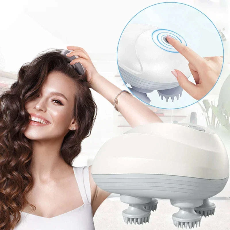 Deep Scalp Massager with USB Rechargeable Power