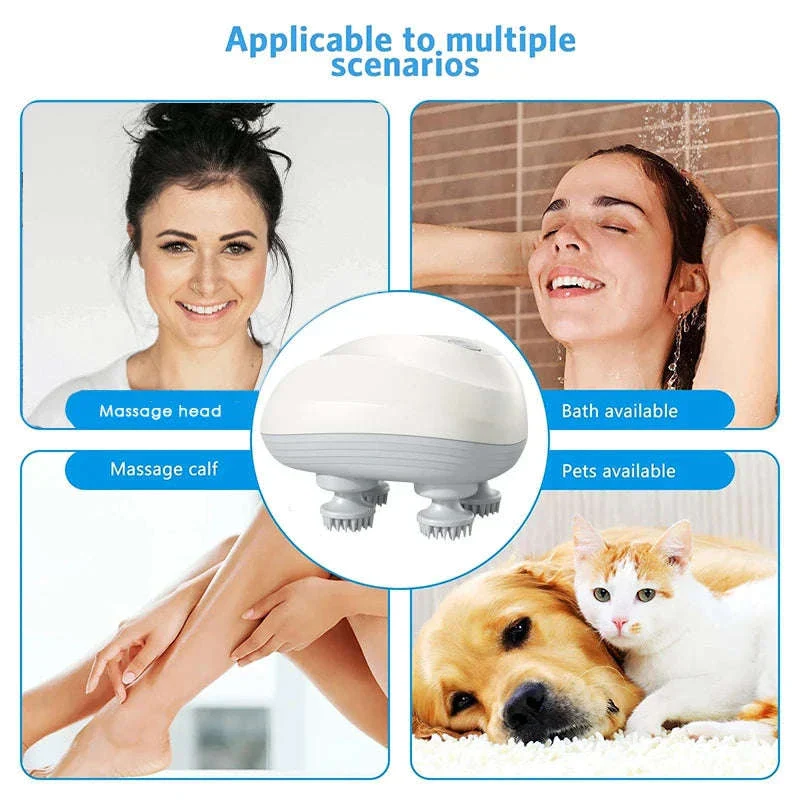 Deep Scalp Massager with USB Rechargeable Power - Image 6