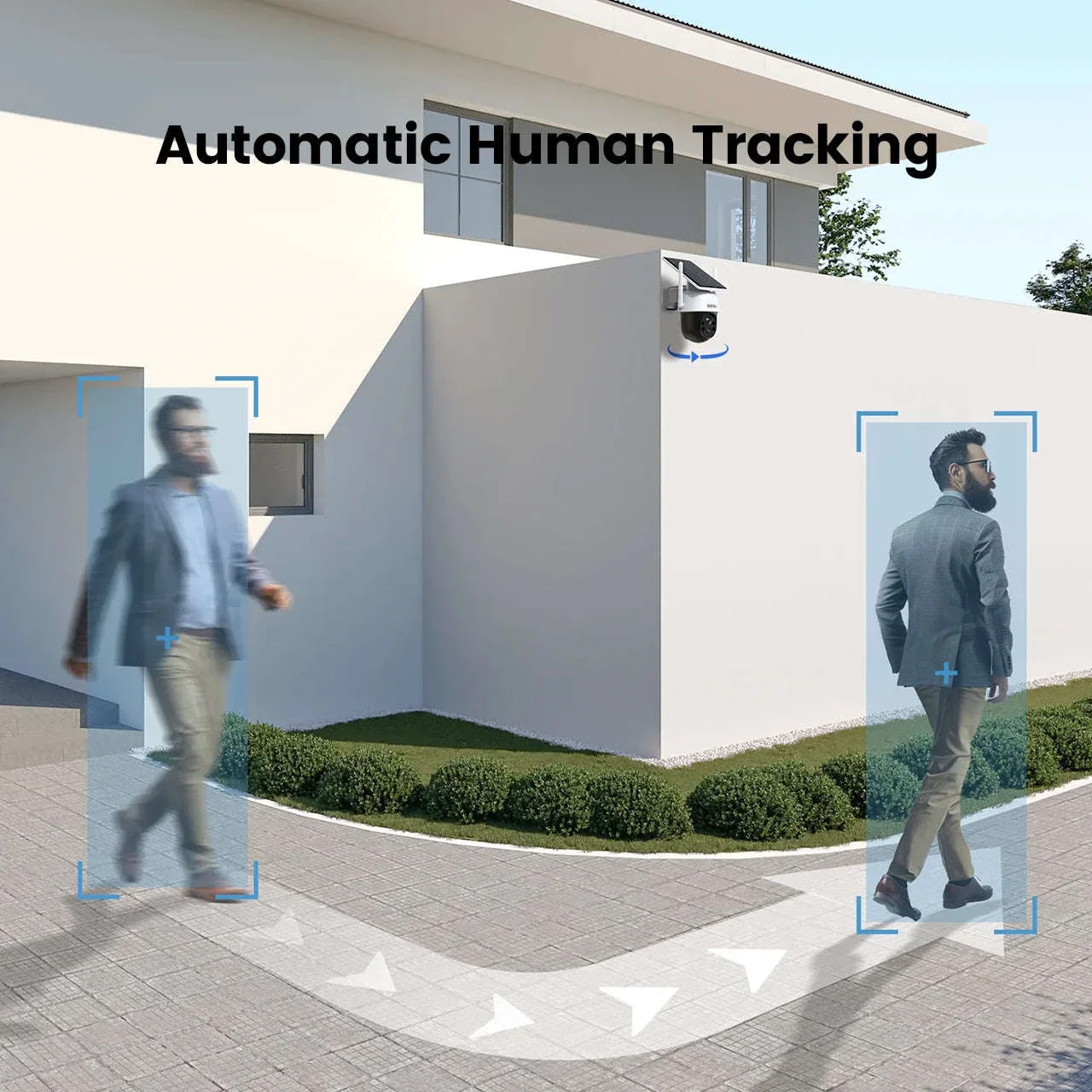 DEKCO 3MP Solar WiFi Outdoor Security Camera with PTZ - Image 3