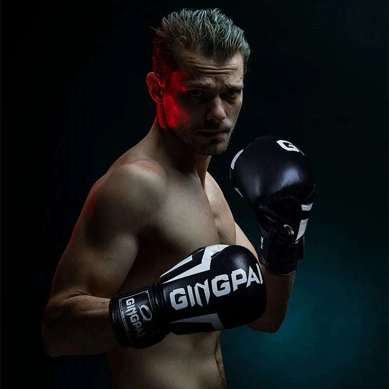 PU Leather Boxing Gloves for Training, Sparring and Bag Work - Image 5