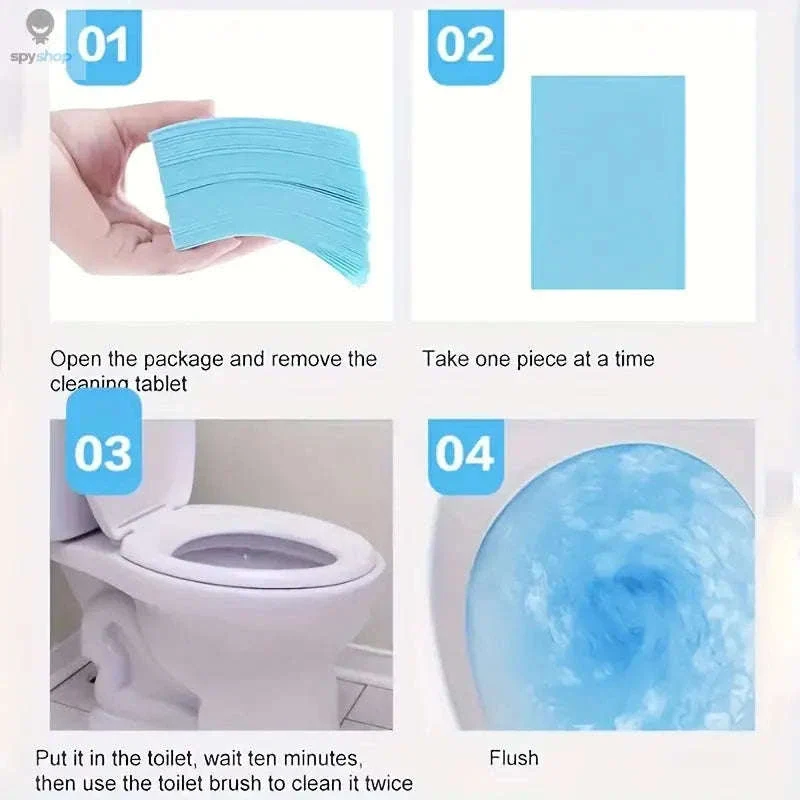 Deodorize Toilet Cleaning Tablets for Fresh, Easier Bathroom Cleaning - Image 2