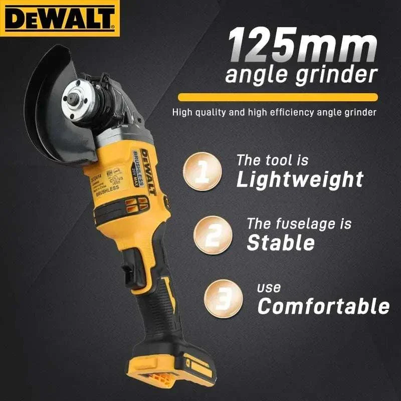 125mm Cordless Angle Grinder 9000RPM for 20V Battery - Image 6