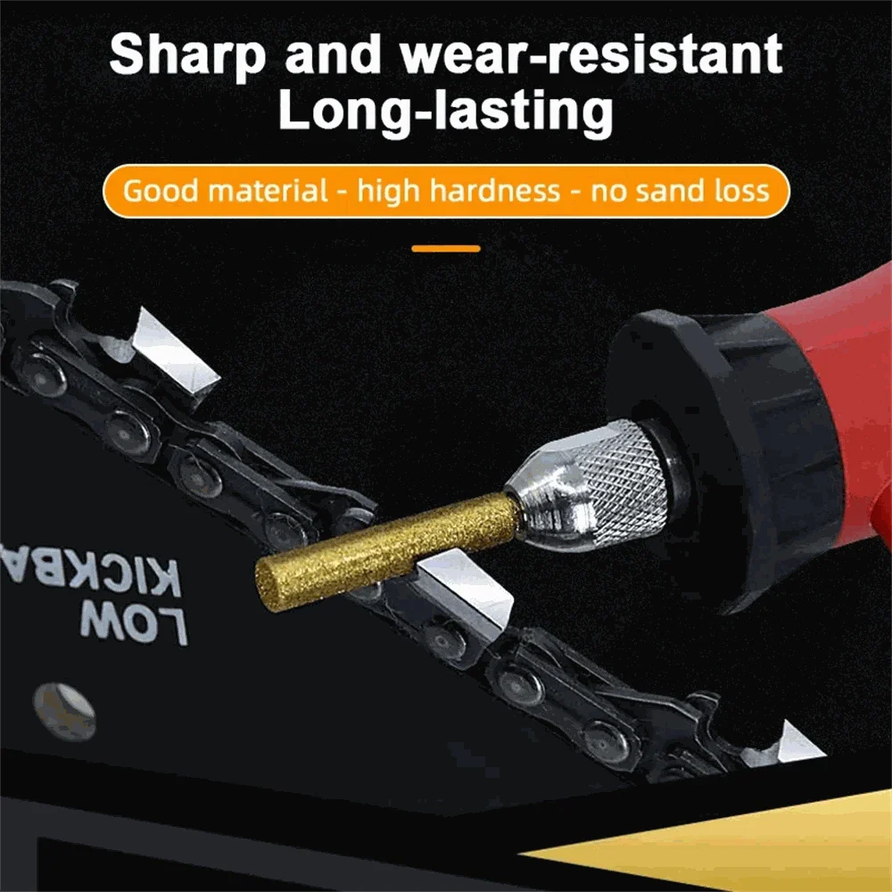 Diamond Chainsaw Sharpener Burrs 6-Piece Kit - Image 3