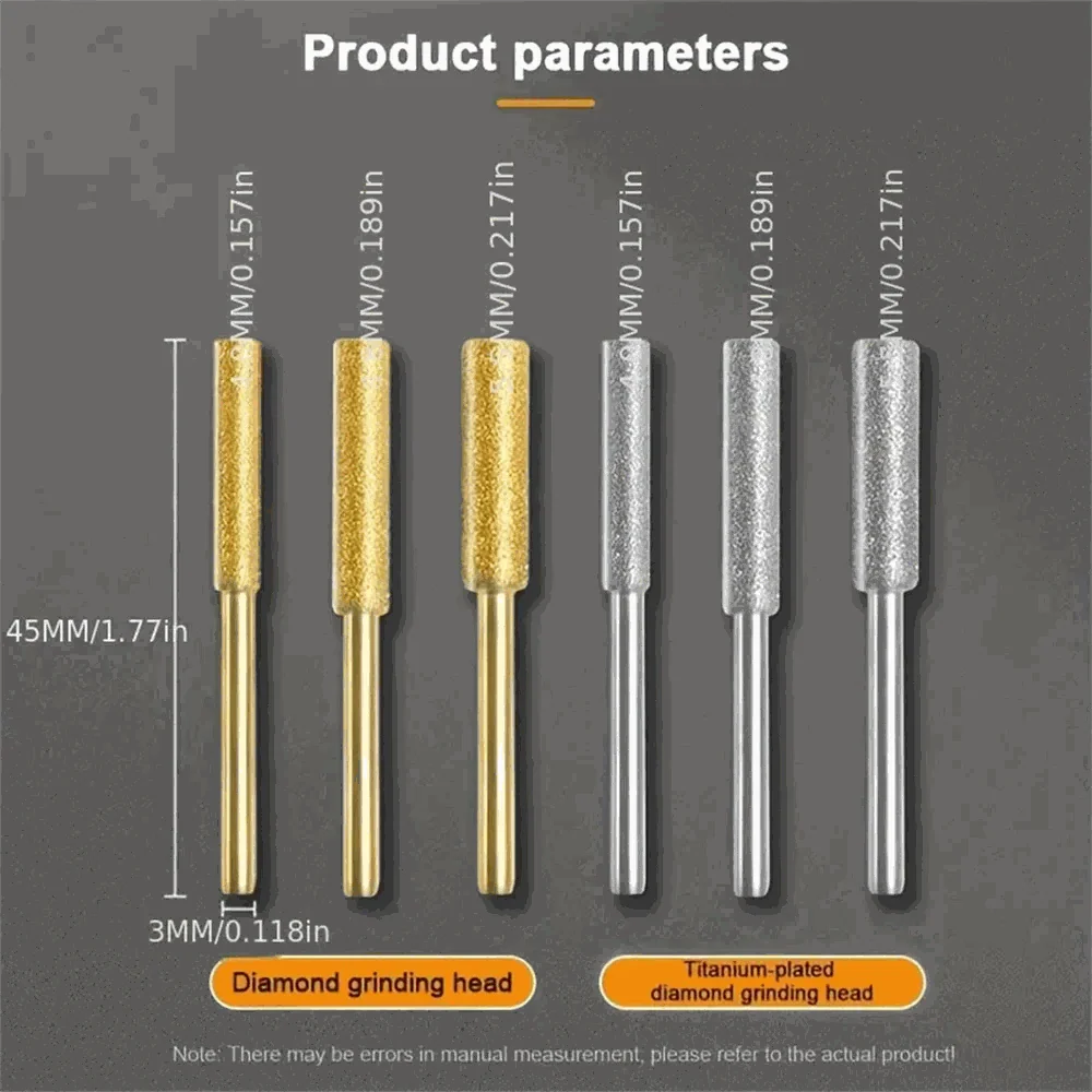 Diamond Chainsaw Sharpener Burrs 6-Piece Kit - Image 4