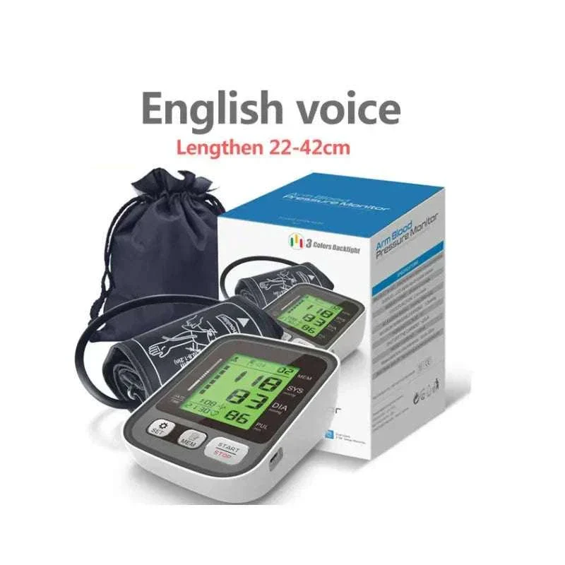 Digital Arm Blood Pressure Monitor with Voice and Backlight - Image 15