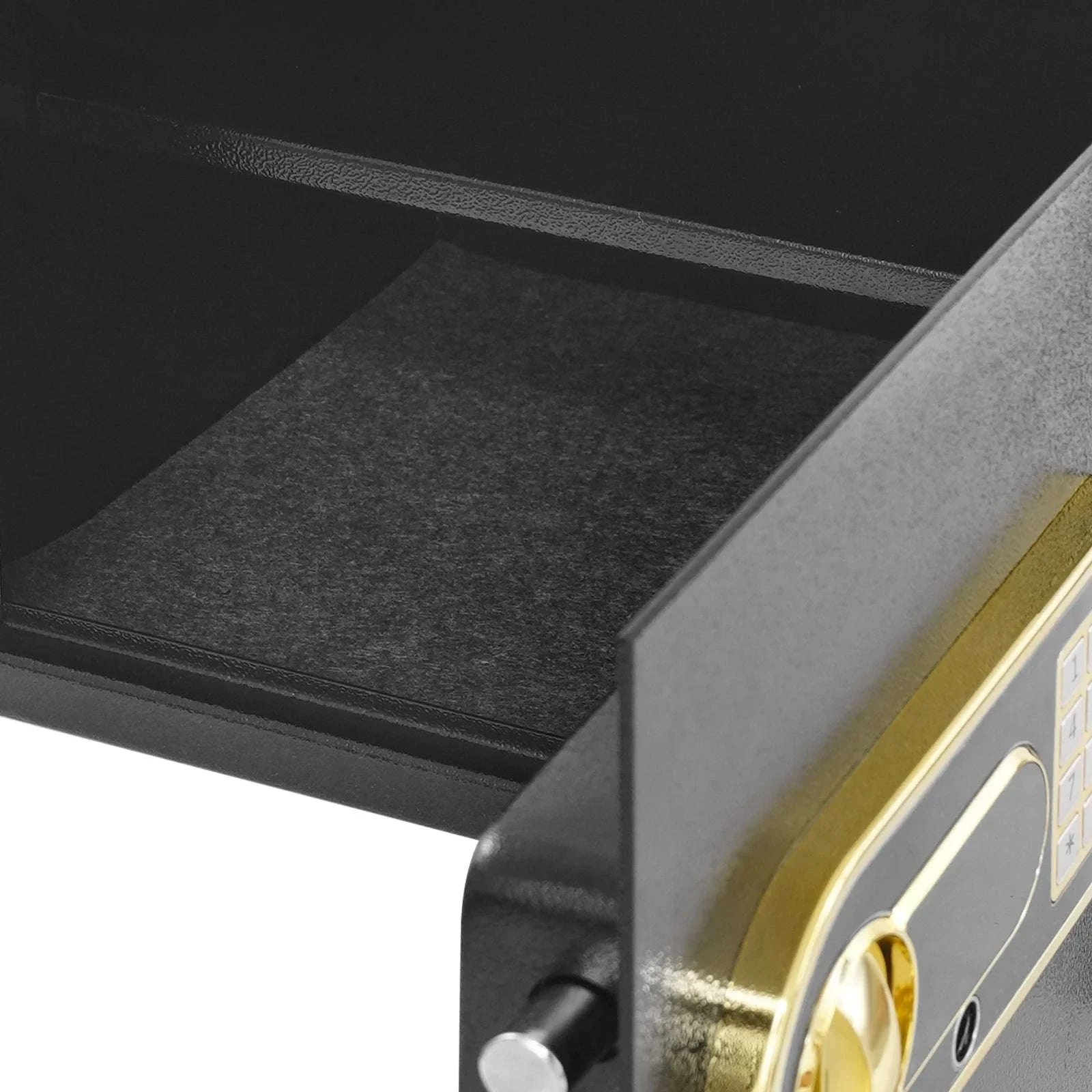 Digital Keypad Safe Box with 30L Storage and Backup Keys - Image 5