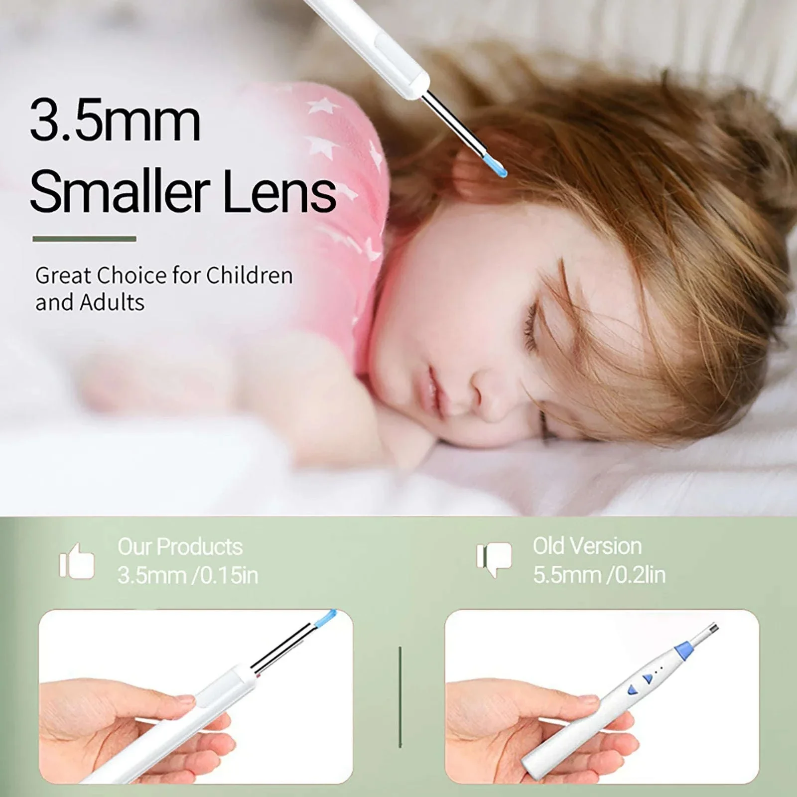 Digital Otoscope with 4.3" HD Screen Ear Wax Removal Camera Tool - Image 6
