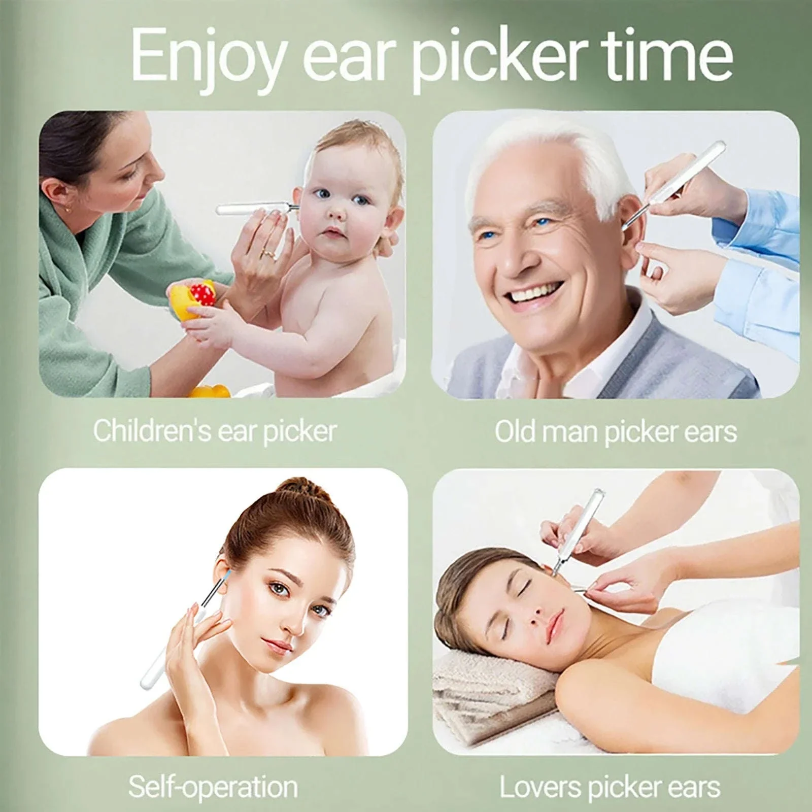 Digital Otoscope with 4.3" HD Screen Ear Wax Removal Camera Tool - Image 7