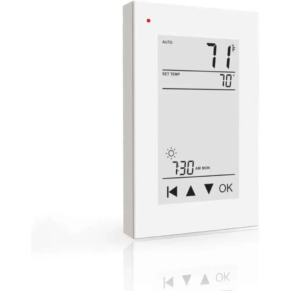 Digital Programmable Thermostat for Floor Heating with LCD Display