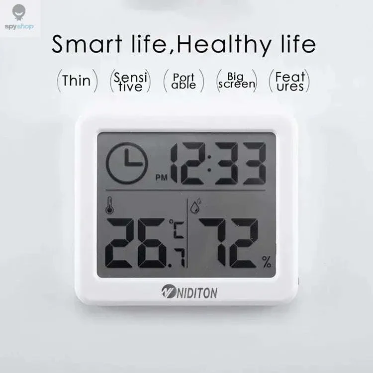 Digital Temperature Humidity Clock with LED Display - Image 14